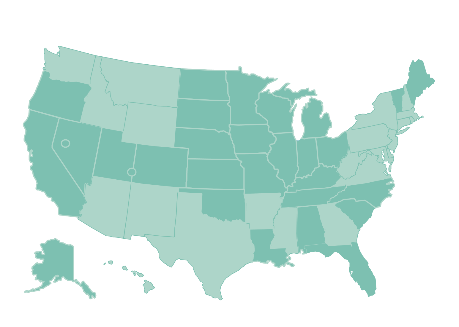 map of states